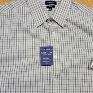 NWOT Croft & Barrow Easy Care Woven Short Sleeve Shirt